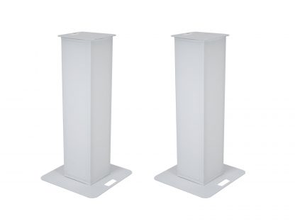 EUROLITE 2x Stage Stand 100cm incl. Cover and Bag, white - neonaffair