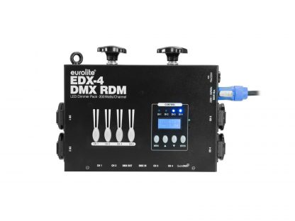 EUROLITE EDX-4 DMX RDM LED Dimmer Pack - neonaffair