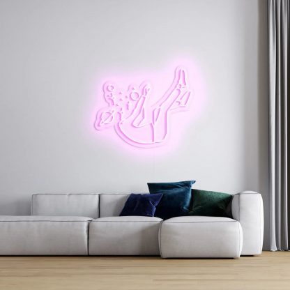 'Falling into Space' Neon Sign - neonaffair