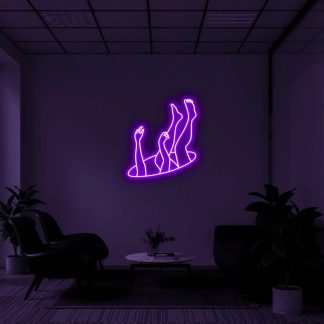 'Falling' Neon Sign - neonaffair