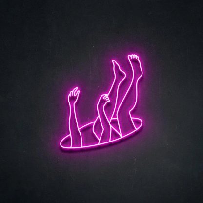 'Falling' Neon Sign - neonaffair