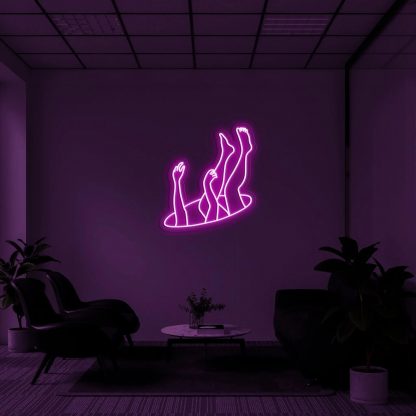 'Falling' Neon Sign - neonaffair