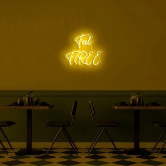 'Feel Free' LED Neon Sign - neonaffair