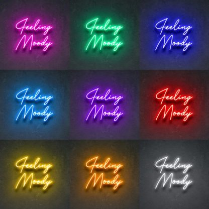 'Feeling Moody' Neon Sign - neonaffair