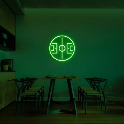 'Football Pitch' LED Neon Sign - neonaffair