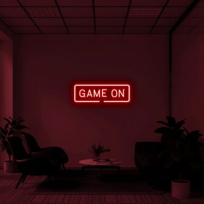 'Game On' LED Neon Sign - neonaffair