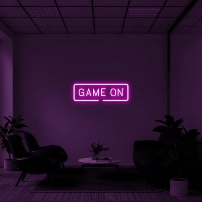 'Game On' LED Neon Sign - neonaffair