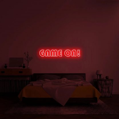 'Game on' V2 LED Neon Sign - neonaffair