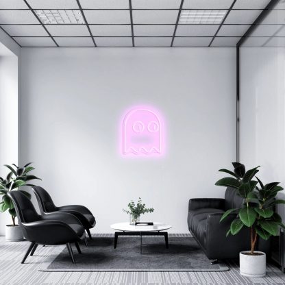 'Gamer Ghost' LED Neon Sign - neonaffair