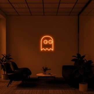 'Gamer Ghost' LED Neon Sign - neonaffair