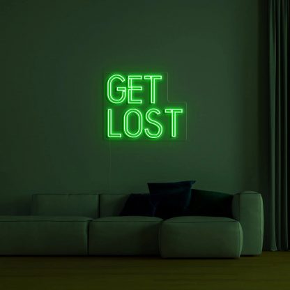 'Get lost' LED Neon Sign - neonaffair