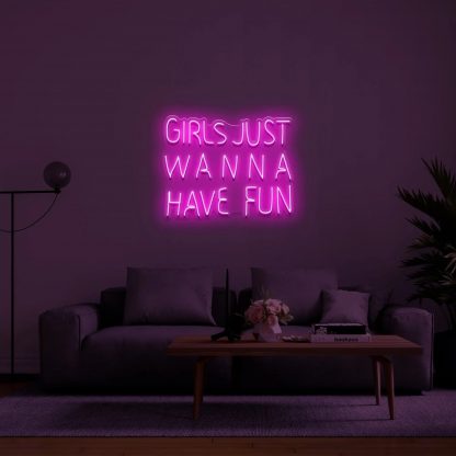 'Girls just wanna have fun' LED Neon Sign - neonaffair