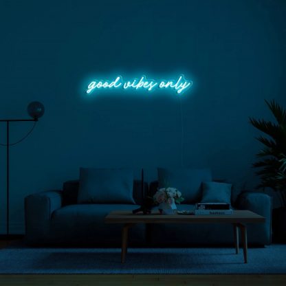 'Good Vibes Only' LED Neon Sign - neonaffair