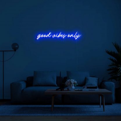 'Good Vibes Only' LED Neon Sign - neonaffair