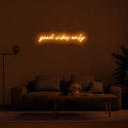 'Good Vibes Only' LED Neon Sign - neonaffair