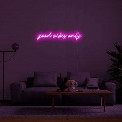 'Good Vibes Only' LED Neon Sign - neonaffair