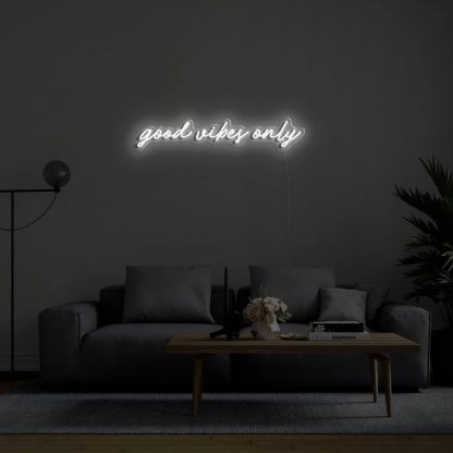 'Good Vibes Only' LED Neon Sign - neonaffair