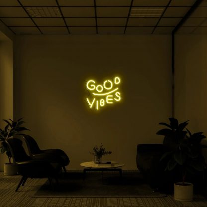 'Good Vibes' v2 Neon Sign - neonaffair