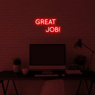 'Great Job' LED Neon Sign - neonaffair