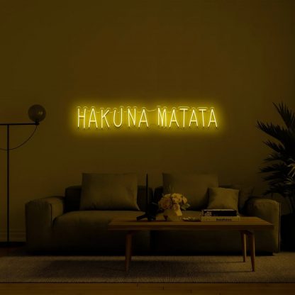 'Hakuna matata' LED Neon Sign - neonaffair