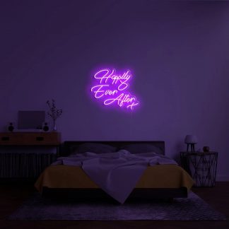 'Happily ever after' LED Neon Sign - neonaffair