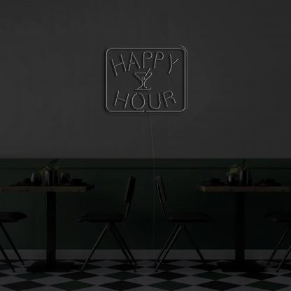 'Happy Hour' Neon Sign - neonaffair