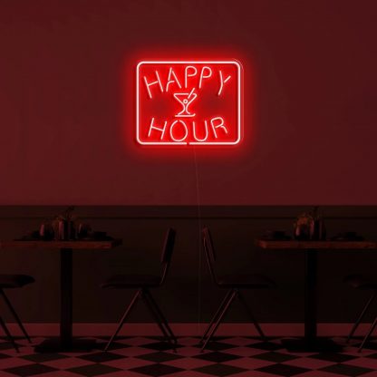 'Happy Hour' Neon Sign - neonaffair