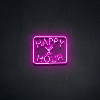 'Happy Hour' Neon Sign - neonaffair