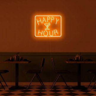 'Happy Hour' Neon Sign - neonaffair