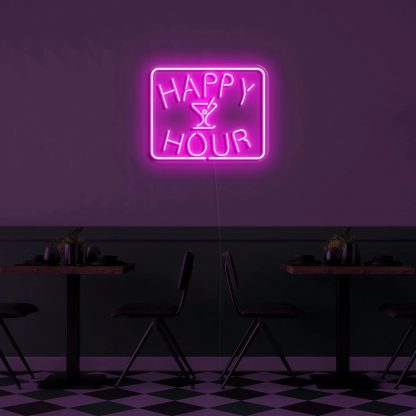 'Happy Hour' Neon Sign - neonaffair