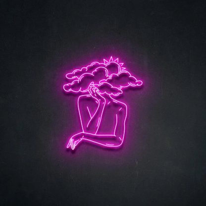 'Head in Clouds' Neon Sign - neonaffair