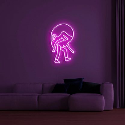 'Heavy Head' Neon Sign - neonaffair