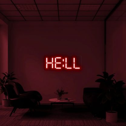 'Hell' LED Neon Sign - neonaffair