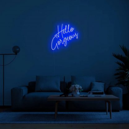 'Hello Gorgeous' LED Neon Sign - neonaffair