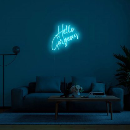 'Hello Gorgeous' LED Neon Sign - neonaffair