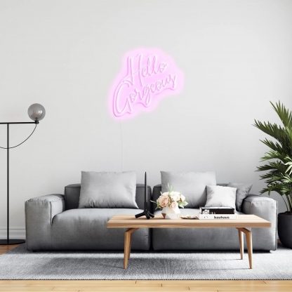 'Hello Gorgeous' LED Neon Sign - neonaffair