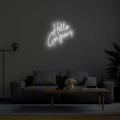 'Hello Gorgeous' LED Neon Sign - neonaffair