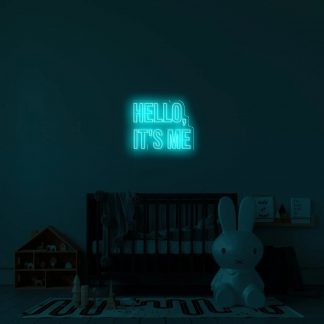 'Hello, it's me' LED Neon Sign - neonaffair