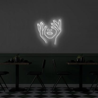 'Hold face' Neon Sign - neonaffair