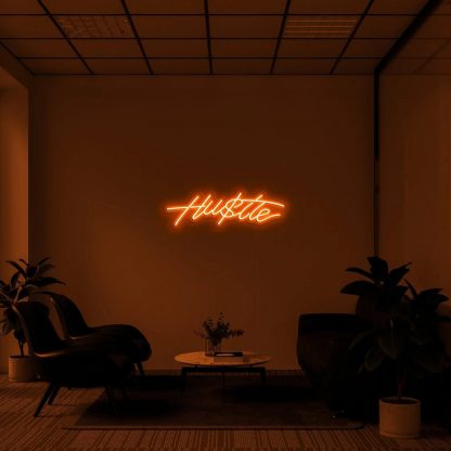 'Hustle' LED Neon Sign - neonaffair