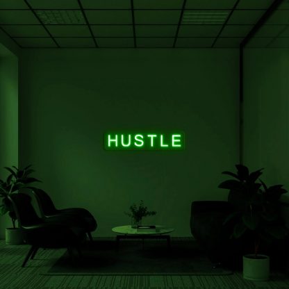 "Hustle" LED Neon Sign - neonaffair