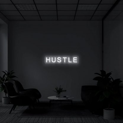 "Hustle" LED Neon Sign - neonaffair