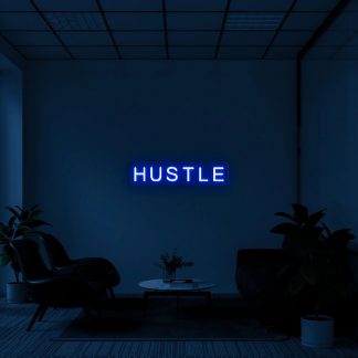 "Hustle" LED Neon Sign - neonaffair