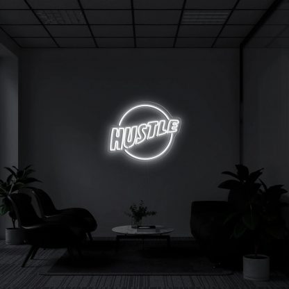 'Hustle Logo' LED Neon Sign - neonaffair