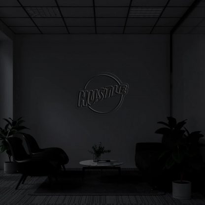 'Hustle Logo' LED Neon Sign - neonaffair