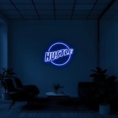 'Hustle Logo' LED Neon Sign - neonaffair