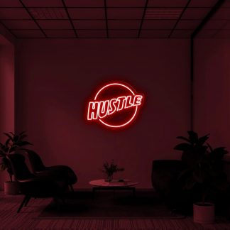 'Hustle Logo' LED Neon Sign - neonaffair