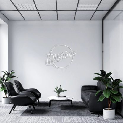 'Hustle Logo' LED Neon Sign - neonaffair