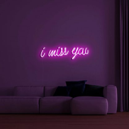 'I miss you' LED Neon Sign - neonaffair