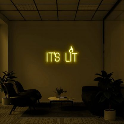 'It's Lit' Neon Sign - neonaffair